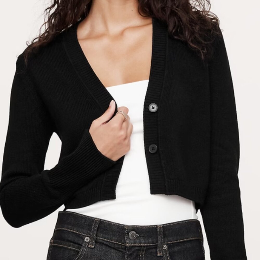 Small Black Cardigan